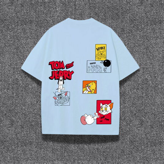 TOM & JERRY /  CAMISETA OVERSIZE – "Catch Me If You Can" Edition