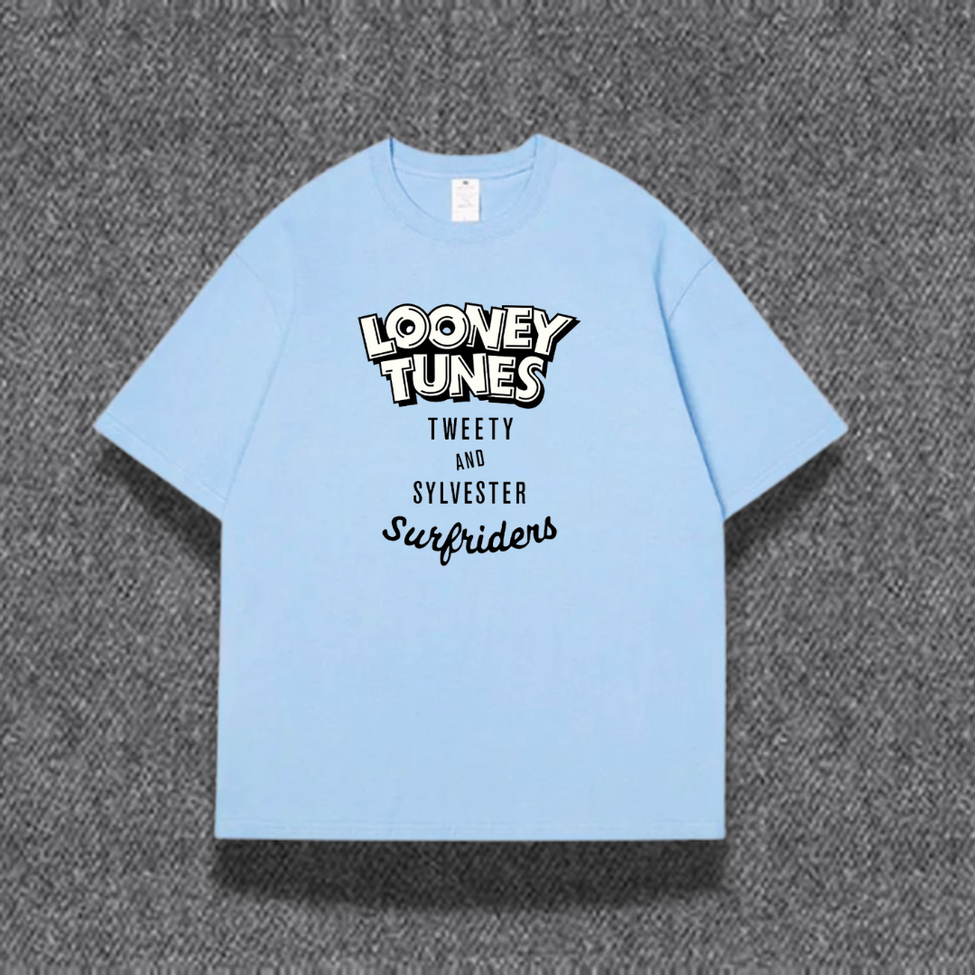 LOONEY TUNES SUBWAY / CAMISETA CELESTE – "Toon Street Style" Edition