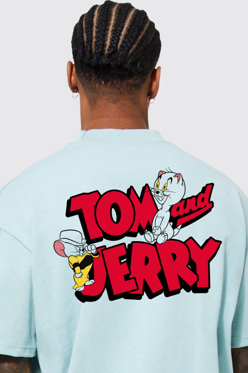 TOM & JERRY /  CAMISETA OVERSIZE – "Catch Me If You Can" Edition